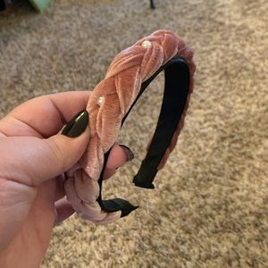 Target velvet pearl headband
